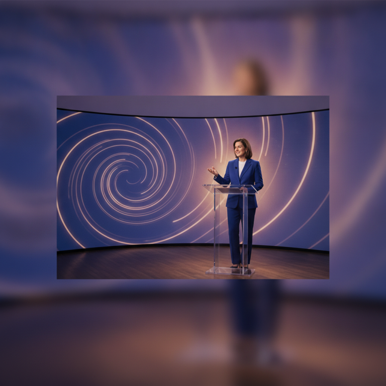Confident speaker — public speaking hypnotherapy